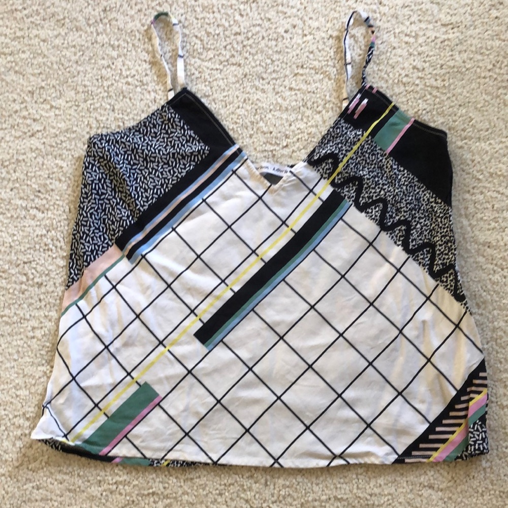 & Other Stories Geometric Print Cami Top